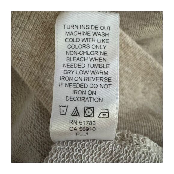 Maurices Women's Beige "I Don't Do Winter" Crew Neck Sweatshirt Large - Picture 4 of 5